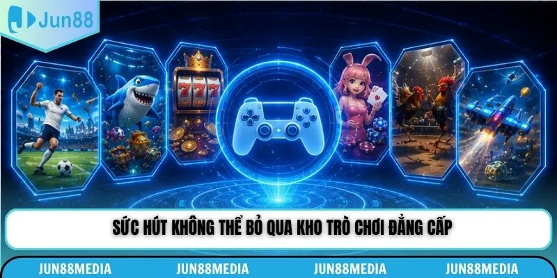 Sức hút không thể bỏ qua kho trò chơi đẳng cấp
